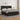 Pat box spring cu saltea, negru, 180x200 cm, piele ecologică