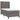 Pat box spring cu saltea, gri, 100x200 cm, piele ecologică