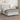 Pat box spring cu saltea, alb, 140x190 cm, piele ecologică