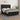 Pat box spring cu saltea, negru, 140x200 cm, piele ecologică