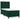 Pat box spring cu saltea, verde închis, 80x200 cm, catifea