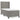 Pat box spring cu saltea, gri deschis, 100x200 cm, catifea