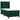 Pat box spring cu saltea, verde închis, 100x200 cm, catifea