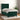 Pat box spring cu saltea, verde închis, 100x200 cm, catifea
