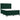 Pat box spring cu saltea, verde închis, 140x190 cm, catifea