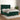 Pat box spring cu saltea, verde închis, 140x200 cm, catifea