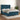 Pat box spring cu saltea, albastru închis, 140x200 cm, catifea