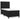 Pat box spring cu saltea, negru, 90x200 cm, catifea
