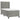 Pat box spring cu saltea, gri deschis, 90x200 cm, catifea
