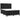 Pat box spring cu saltea, negru, 140x200 cm, catifea