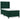 Pat box spring cu saltea, verde închis, 90x200 cm, catifea