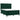 Pat box spring cu saltea, verde închis, 140x190 cm, catifea