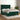 Pat box spring cu saltea, verde închis, 140x190 cm, catifea