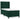 Pat box spring cu saltea, verde închis, 90x200 cm, catifea