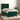 Pat box spring cu saltea, verde închis, 100x200 cm, catifea