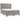 Pat box spring cu saltea, gri deschis, 140x190 cm, catifea