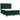 Pat box spring cu saltea, verde închis, 140x190 cm, catifea