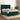 Pat box spring cu saltea, verde închis, 140x190 cm, catifea
