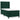 Pat box spring cu saltea, verde închis, 80x200 cm, catifea