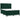 Pat box spring cu saltea, verde închis, 140x190 cm, catifea