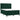 Pat box spring cu saltea, verde închis, 140x190 cm, catifea