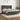 Pat box spring cu saltea, gri închis, 160x200 cm, catifea