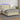 Pat cu arcuri, cu saltea & LED, crem, 140x190 cm, piele eco
