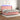 Pat continental cu saltea & LED, roz, 200x200 cm, catifea