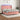 Pat continental cu saltea & LED, roz, 120x200 cm, catifea