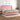 Pat continental cu saltea & LED, roz, 200x200 cm, catifea
