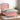 Pat continental cu saltea & LED, roz, 80x200 cm, catifea