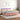 Pat continental cu saltea & LED, roz, 120x200 cm, catifea