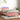 Pat continental cu saltea & LED, roz, 80x200 cm, catifea