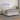 Pat box spring cu saltea, alb, 140x190 cm, piele ecologică