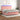 Pat continental cu saltea & LED, roz, 200x200 cm, catifea