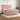 Pat continental cu saltea & LED, roz, 120x200 cm, catifea
