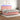 Pat continental cu saltea & LED, roz, 200x200 cm, catifea