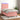 Pat continental cu saltea & LED, roz, 80x200 cm, catifea