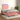 Pat continental cu saltea & LED, roz, 120x200 cm, catifea