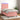 Pat continental cu saltea & LED, roz, 80x200 cm, catifea