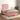 Pat continental cu saltea & LED, roz, 120x200 cm, catifea