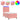 Pat continental cu saltea & LED, roz, 80x200 cm, catifea