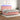 Pat continental cu saltea & LED, roz, 200x200 cm, catifea