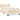 Pat box spring cu saltea, crem, 90x190 cm, textil