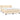 Pat box spring cu saltea, crem, 140x200 cm, textil