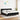 Pat box spring cu saltea, negru, 160x200 cm, material textil
