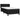 Pat box spring cu saltea, negru, 90x200 cm, textil