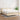 Pat continental cu saltea, crem, 140x200 cm, material textil