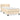 Pat box spring cu saltea, crem, 90x190 cm, textil