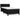 Pat box spring cu saltea, negru, 80x200 cm, textil